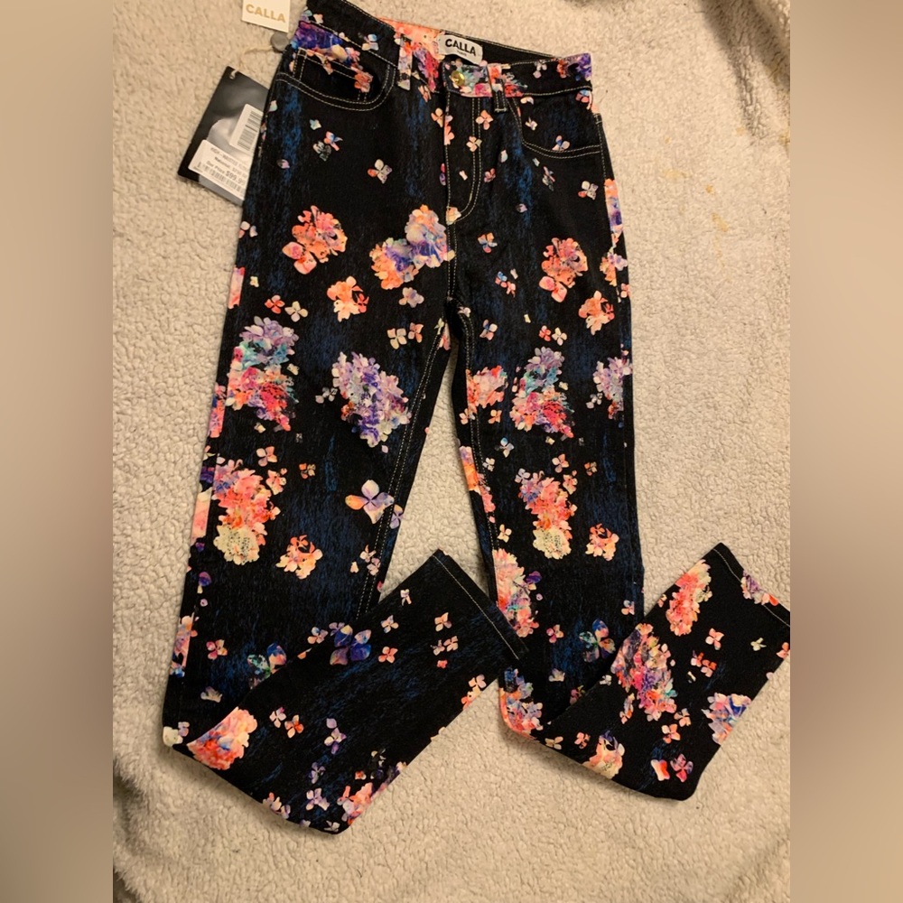 NWT Calla Paris Designer Jeans Size 25